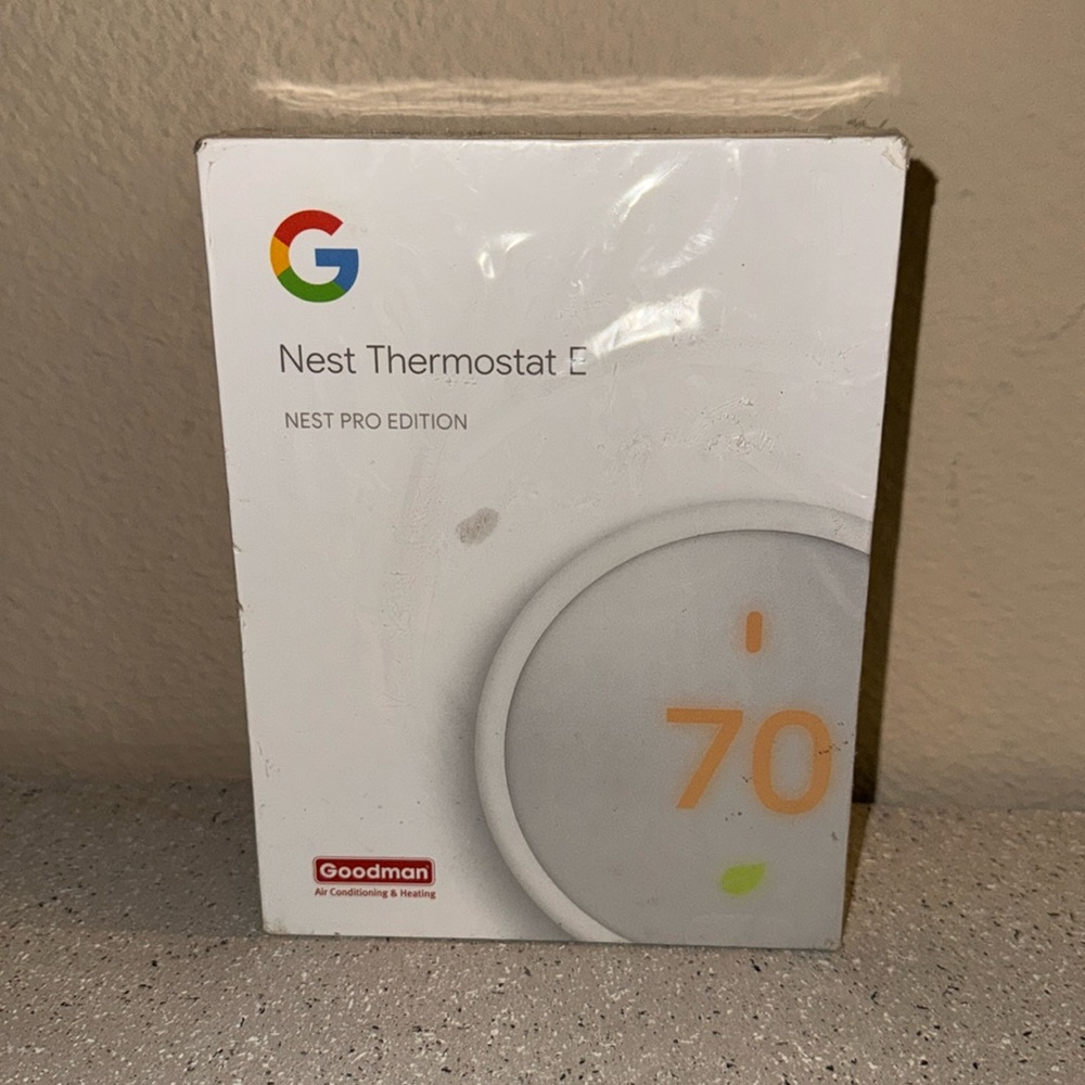 Google Nest Thermostat E Nest Pro Edition New in Box